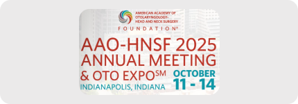 AAO-HNSF 2025 Annual Meeting & OTO EXPO