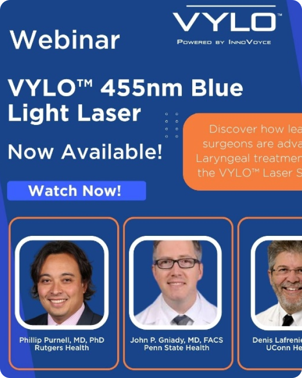 VYLOTM 455nm Blue Light Laser webinar